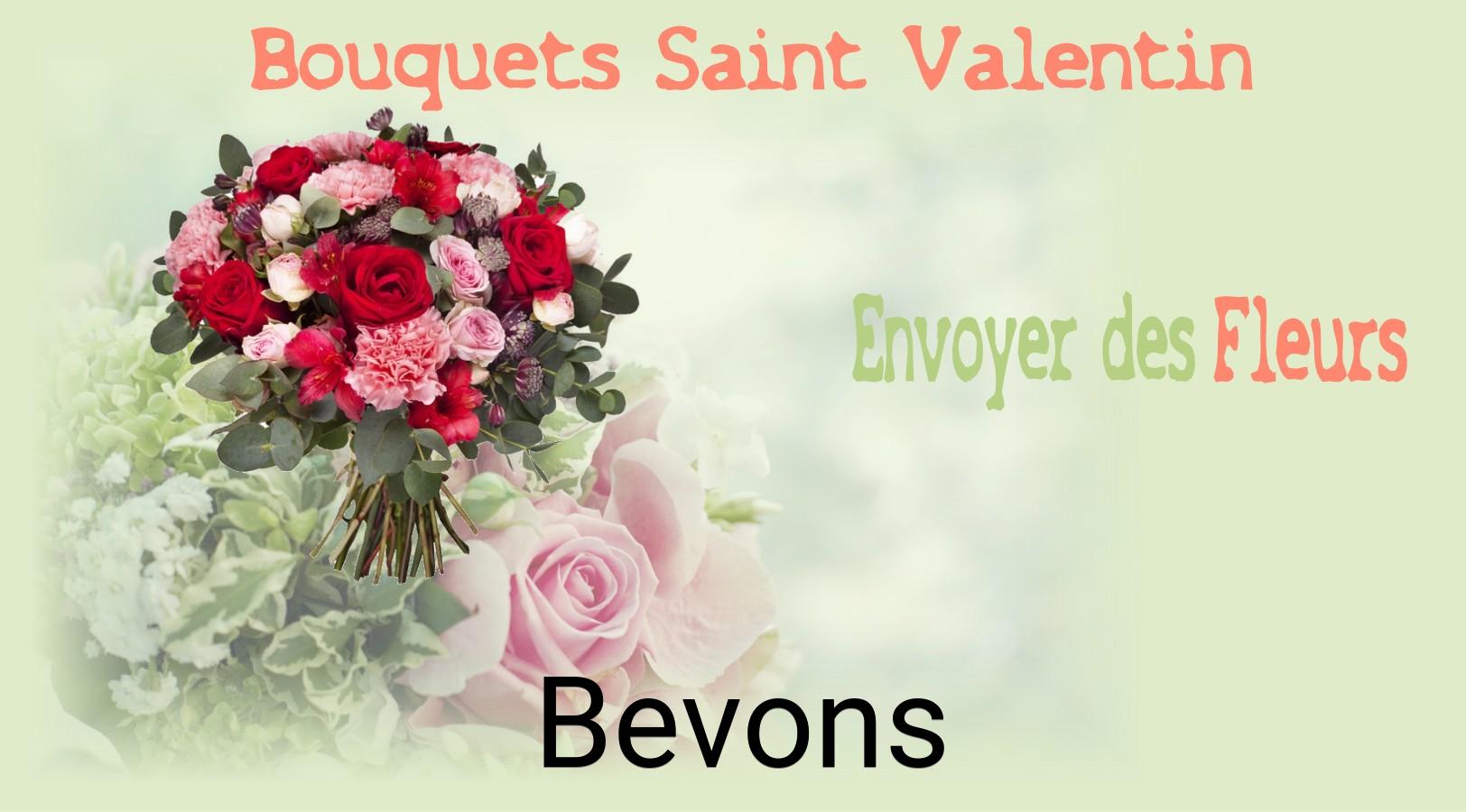 Roses de Saint-Valentin livrées à Bevons
